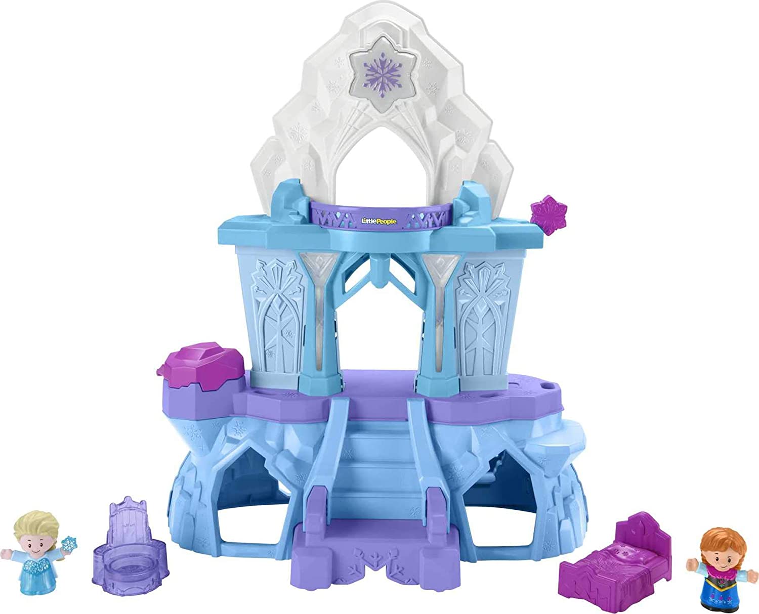 Fisher-Price Little People – Disney Frozen Elsa’s Enchanted Lights Palace Musical Playset w/Anna - Elsa  $29.30 + Free Ship