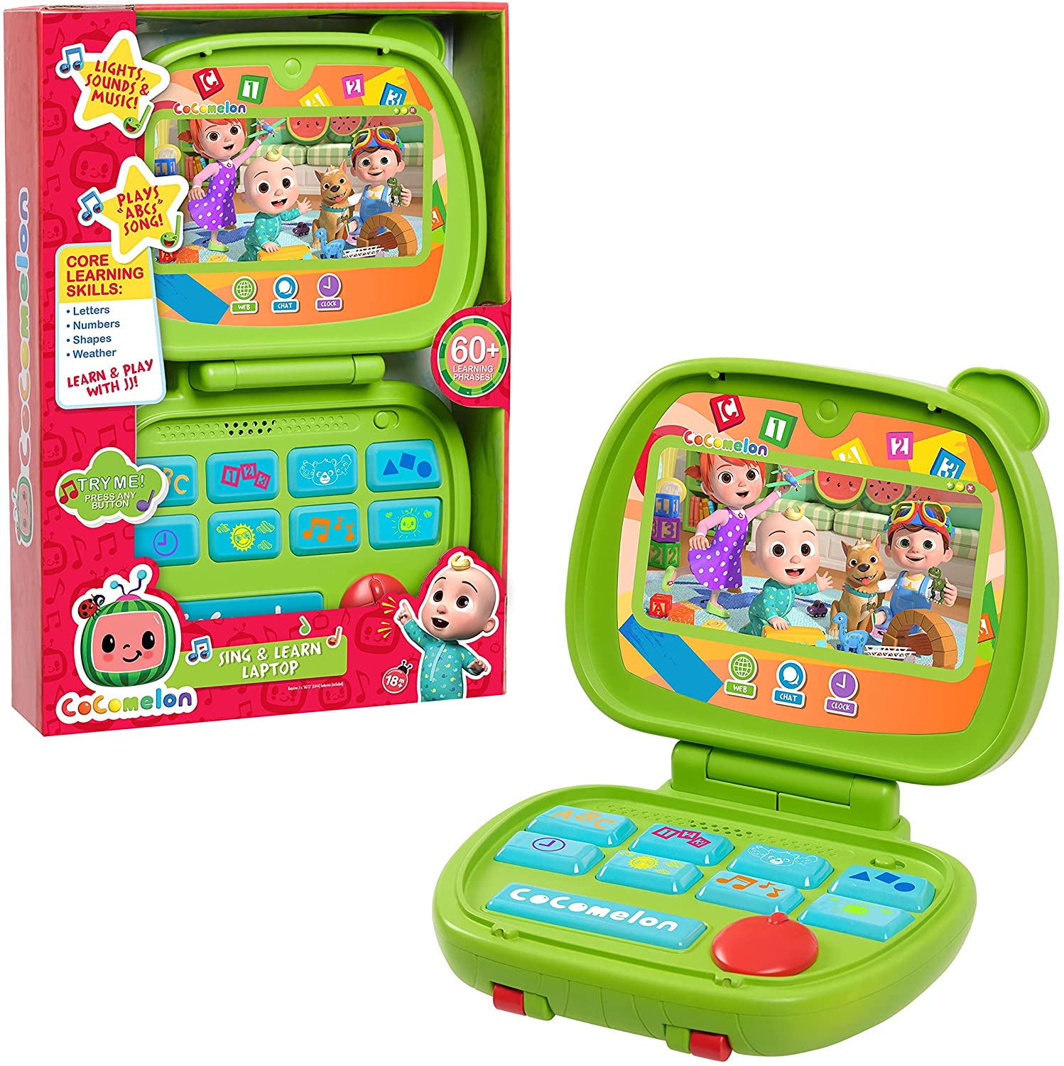 CoComelon Sing and Learn Laptop Toy (Lights/Sounds) $15.99 - Amazon, Walmart