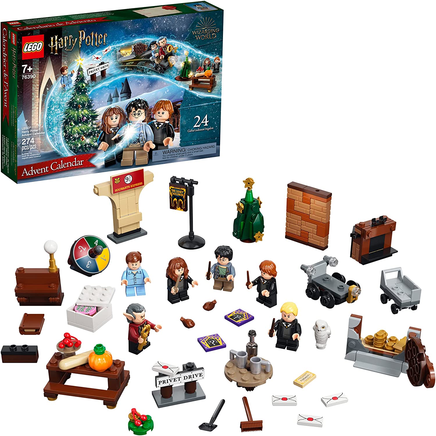 274 pc. LEGO Harry Potter Advent Calendar 76390 $31.99 + Free Shipping