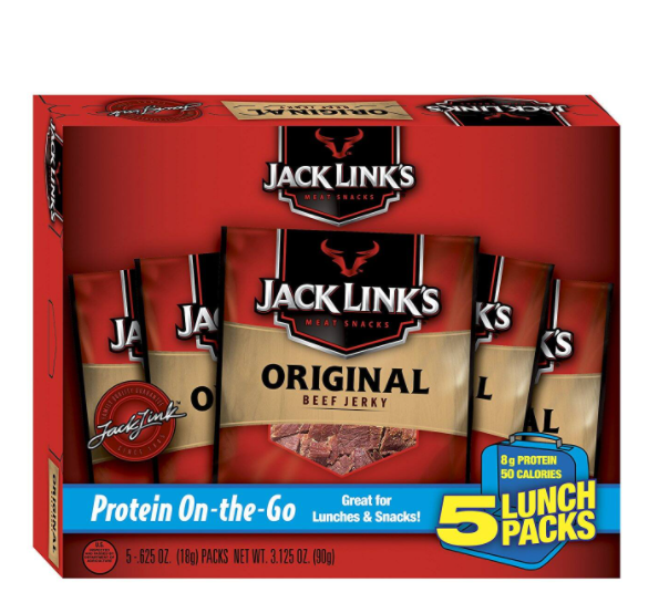 Jacks Link's Original Protein On-The-Go Lunch Packs $4 w/s&s