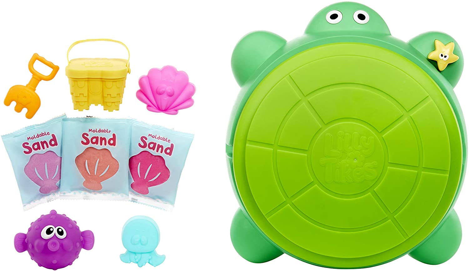 Lilly/Little Tikes 2-in-1 Turtle Sandbox & Pool (for Dolls) $15.99 + Free Ship w/Prime