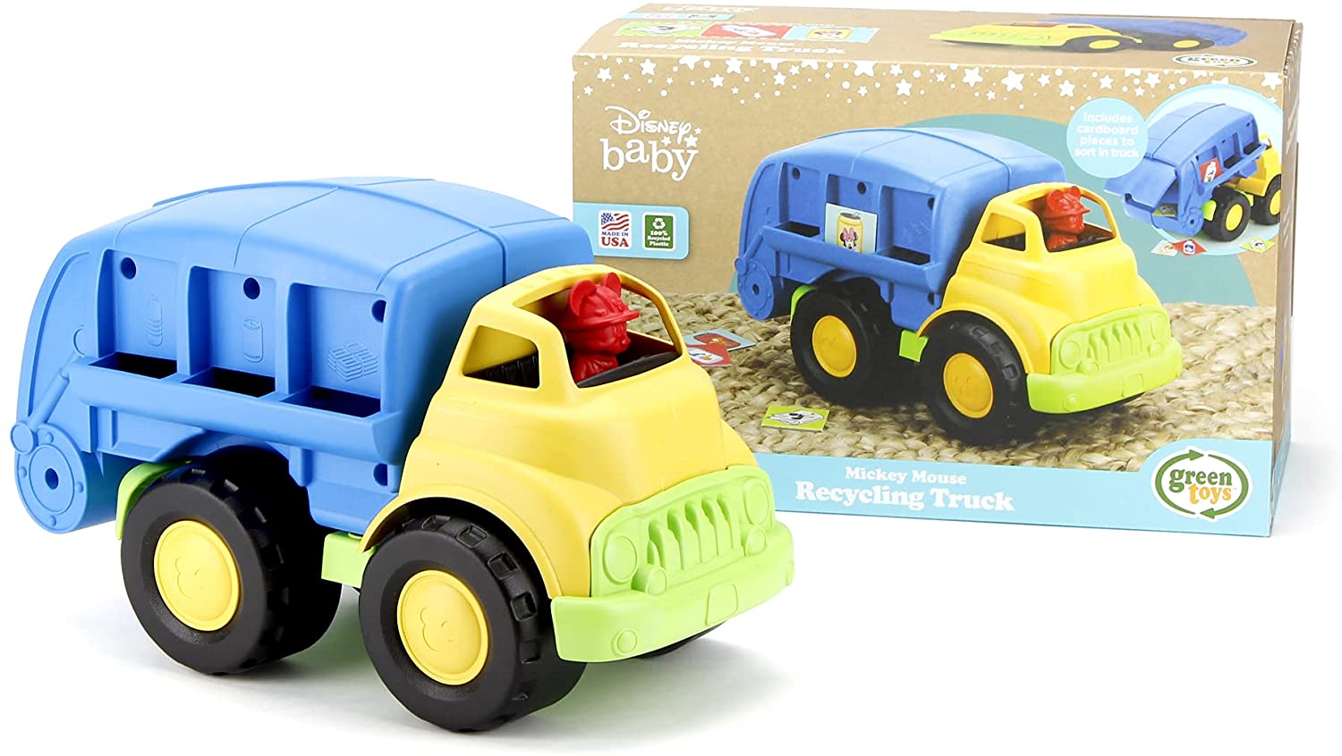Green Toys Disney Baby Exclusive Mickey Mouse Recycling Truck (Blue) $8.70 + Free Ship w/Prime
