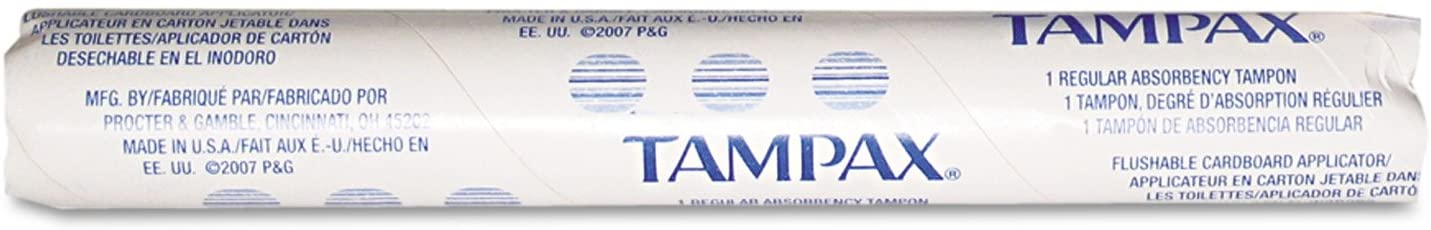 Case of 500 - Tampax Tampons (Regular) $72 or less w/s&s + Free Shipping (0.14 ea.)