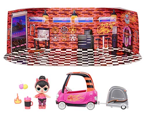 LOL Surprise Furniture B.B. Auto Shop with Spice Doll and Car & 10+ Surprises $7.95 + Free Ship w/Prime