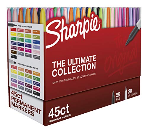 45-Ct. Sharpie Permanent Markers Ultimate Cosmic Color Collection, Fine / Ultra Fine Points (Asst. Colors) $20.25 + Free Ship w/Prime