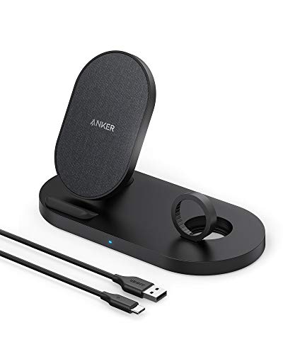 Anker Wireless Charging Station, PowerWave Sense 2-in-1 Stand with Watch Charging Holder for Apple Products $15.99 + Free Ship w/Prime