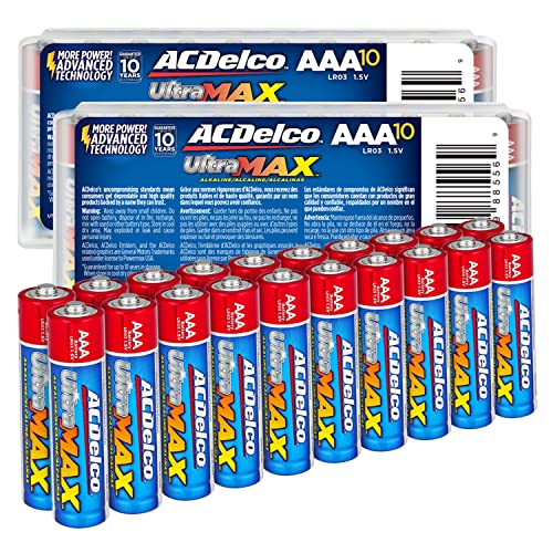 20-Ct ACDelco UltraMAX AAA Alkaline Batteries $6