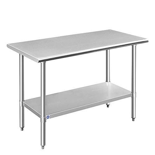 Rockpoint 48" Stainless Steel Commercial Kitchen Table $112 + Free Shipping