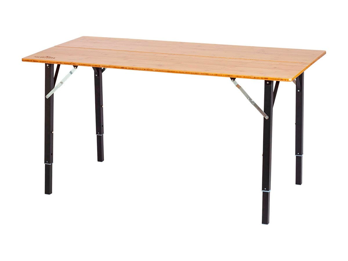 47.2" Pure Outdoor Bamboo Folding Table with Aluminum Legs (Adjustable Height) $93.95 + Free Ship