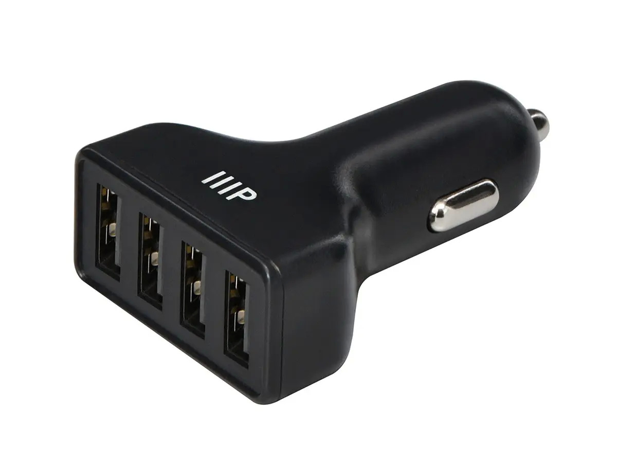 3 Qty. - Monoprice 4-Port USB Car Charger $16.98 - Free Shipping