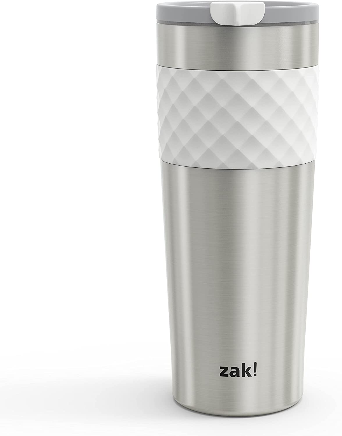 24 oz. Zak Designs Aberdeen Vacuum Insulated 18/8 Stainless Steel Travel Tumbler (White) $10.88 + Free Ship w/Prime