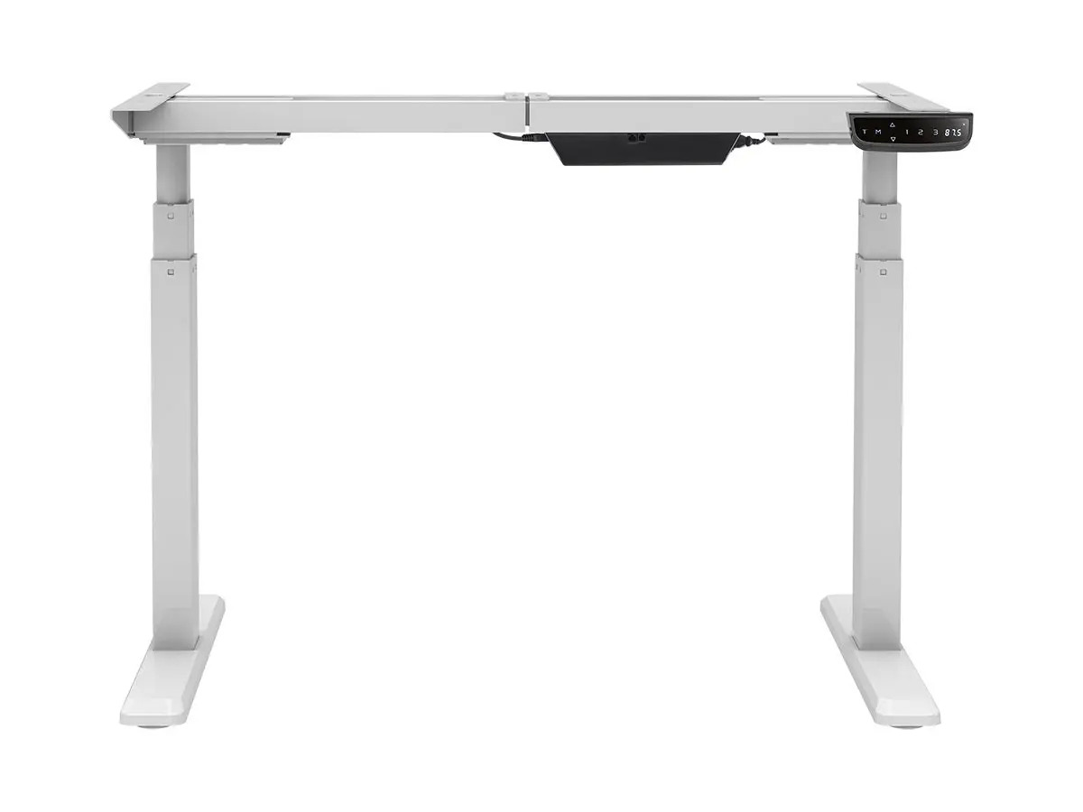 Workstream by Monoprice Sit-Stand Dual-Motor Height Adjustable Table Desk Frame, Electric, White $203.99 + Free Shipping