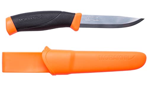 Morakniv Companion 4.1" Fixed Blade Outdoor Knife (Orange) $11.98 + Free Ship w/Prime