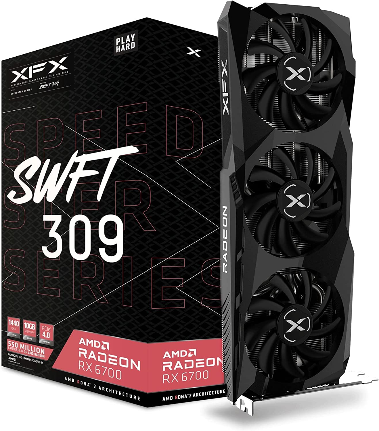 XFX SPEEDSTER SWFT309 AMD Radeon RX 6700 CORE Gaming Graphics Card (RX-67XLKWFDV) $321 + Free Ship