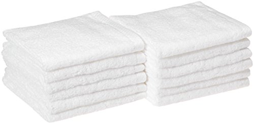 12-Pack Amazon Basics Quick-Dry Washcloth 100% Cotton $8.28 + Free Ship w/Prime