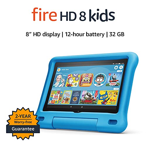 Amazon Fire HD 8 Kids tablet, 8" HD display, ages 3-7, 32 GB (2020) $69.99 + Free Ship