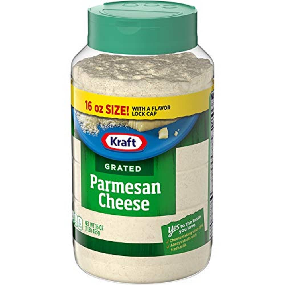 3-Pack 16oz. Kraft Grated Parmesan Cheese $15.27 w/s&s