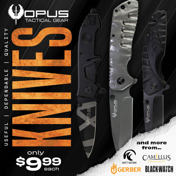 The Ultimate Knife: Opus Knives (Folding, Anvil, Multi-Tool Tanto and More) $9.99 + Free Ship $25+