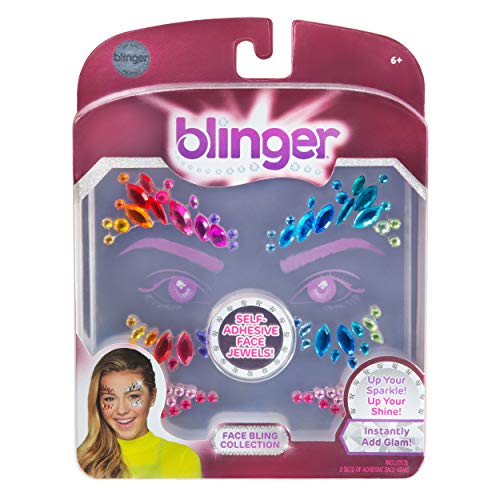 2-Piece Blinger Face Mermaid – Sparkly Face Gems and Jewels $4.81 + Free Ship w/Prime