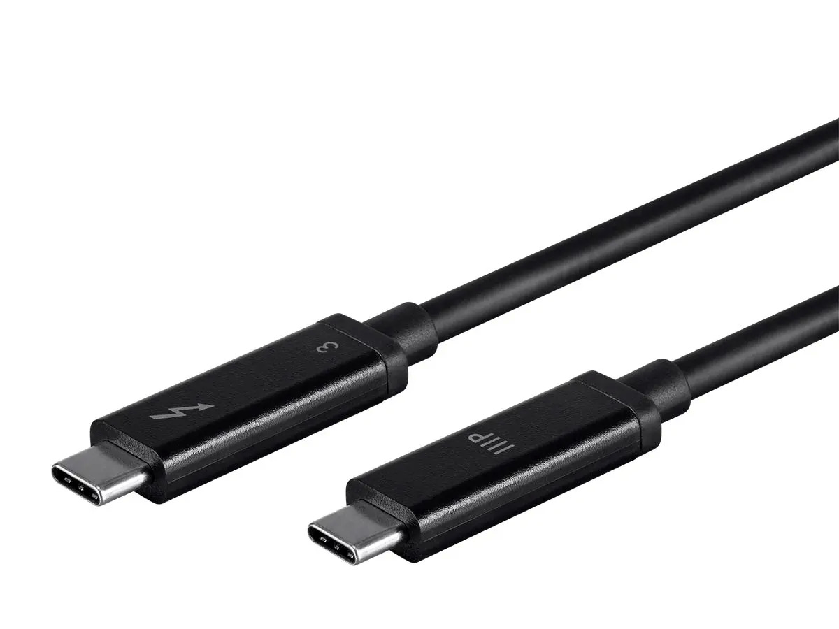 2m Monoprice Thunderbolt 3 100W 40Gbps USB-C Cable (Black) $24.99 + Free Shipping