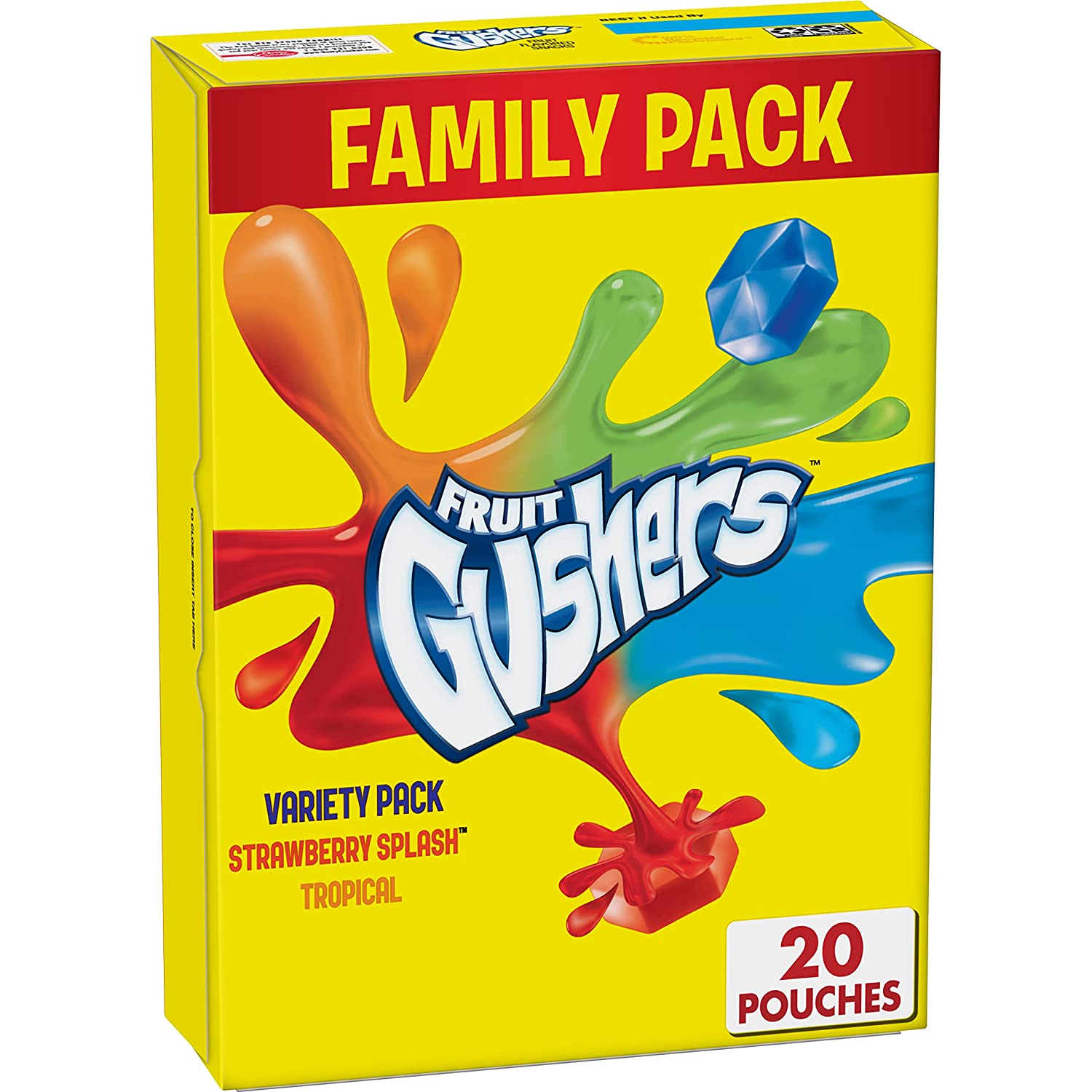 20-Count Gushers Fruit Flavored Snacks Variety Pack (Strawberry and Tropical) $5.98 + Free Ship w/Prime