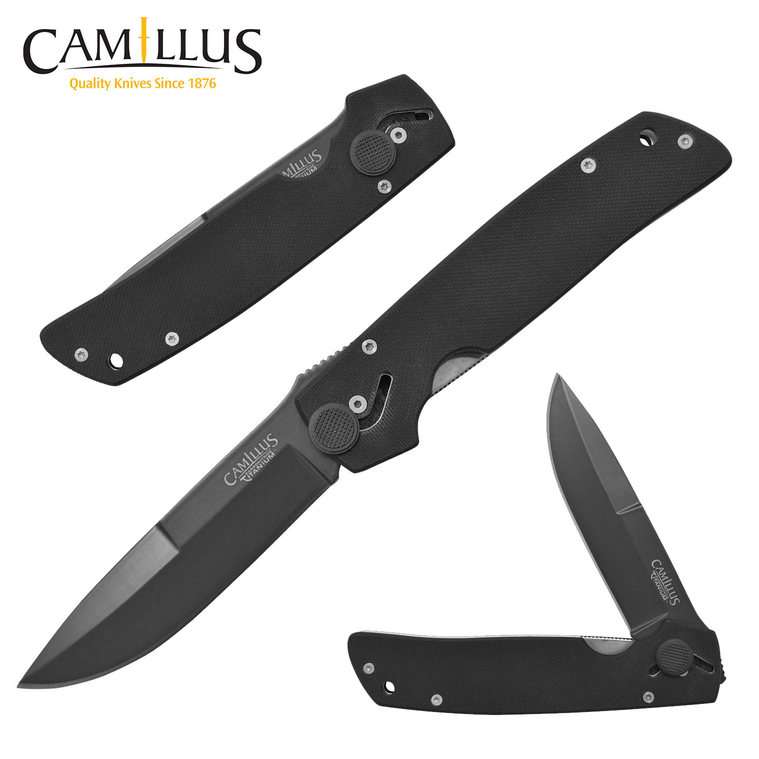 9" Camillus CUDA Carbonitride Titanium Folding Knife $18.99 + Free Shipping