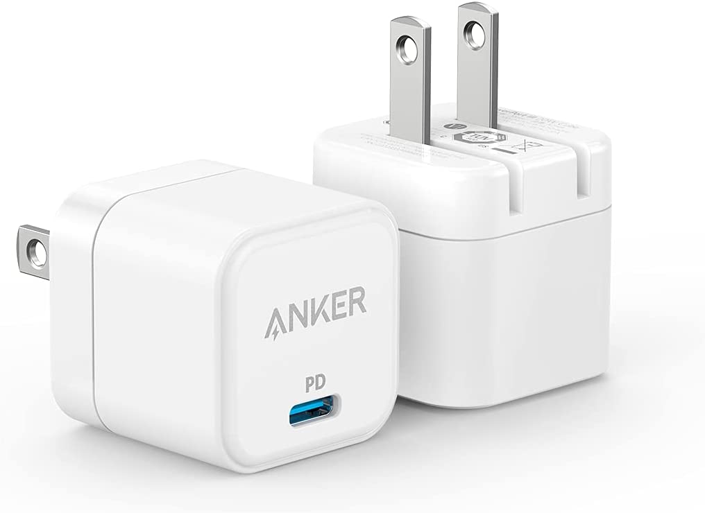 2-Pack 20W Anker Foldable USB-C Fast Charging Wall Charger $16 + Free Ship w/Prime