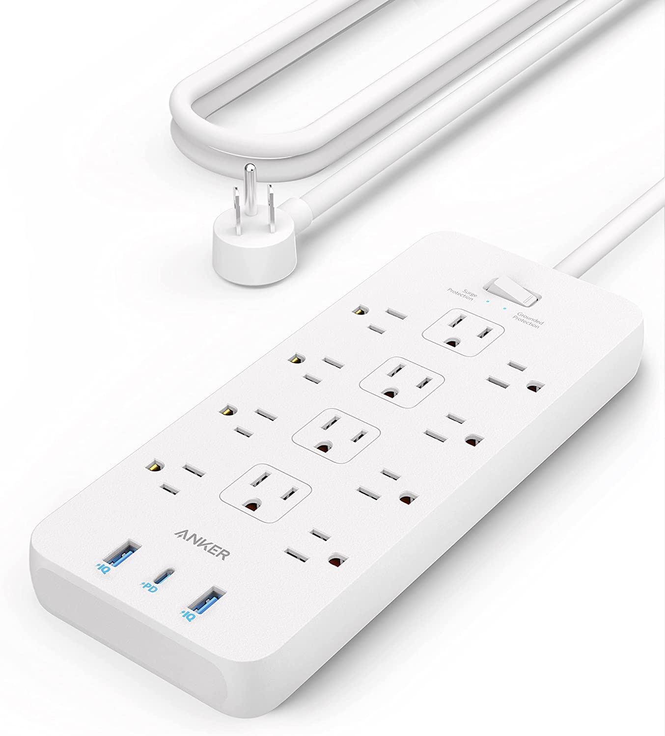 Anker Power Strip 2100J 12-Outlet Surge Protector w/ 2x USB A + 1 USB C Port $25 + Free Shipping $24.99