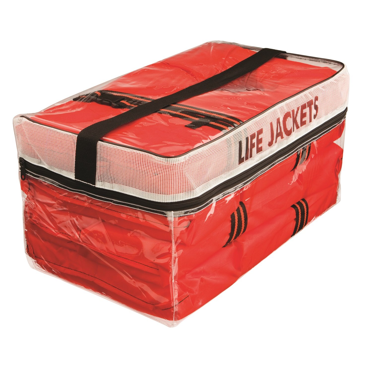 4 Pk. Absolute Outdoor Kent Clear Storage Bag with Type II Life Jackets (Adult, Orange) $36.99 + Free Ship