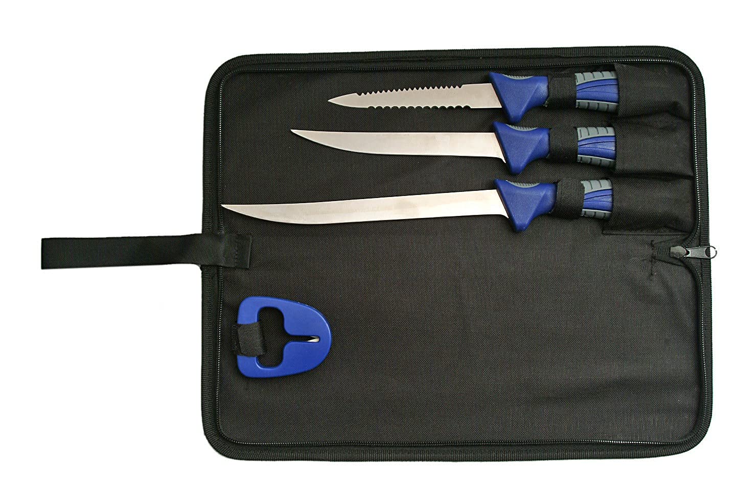 4-Pce. SZCO Supplies Rite Edge Fillet Knife Set w/Case, Scaler, Knife Sharpener $14.34 + Free Ship w/Prime