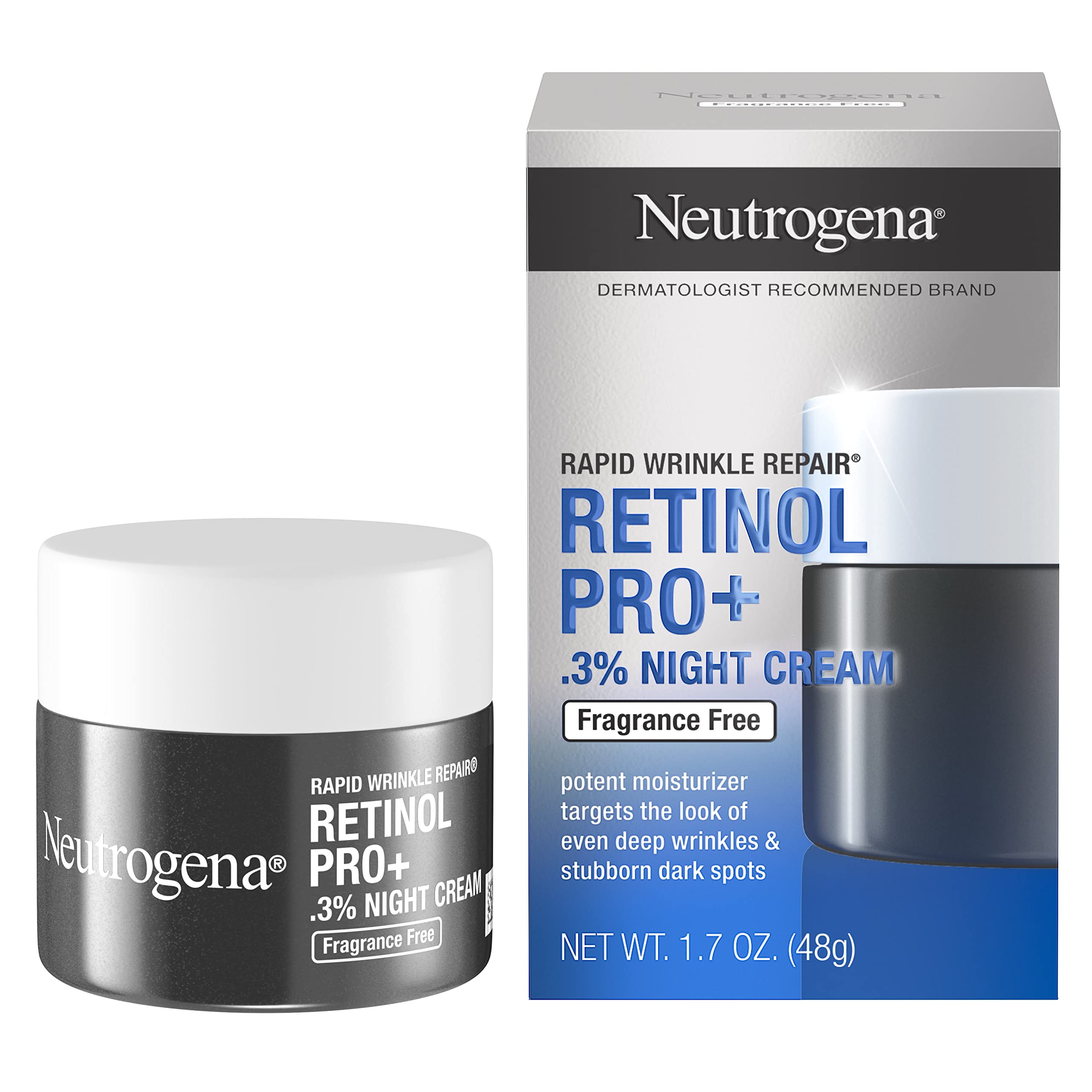 Neutrogena Rapid Wrinkle Repair Retinol Pro+ 0.3% Retinol -Wrinkle Night Moisturizer $14.81 w/s&s