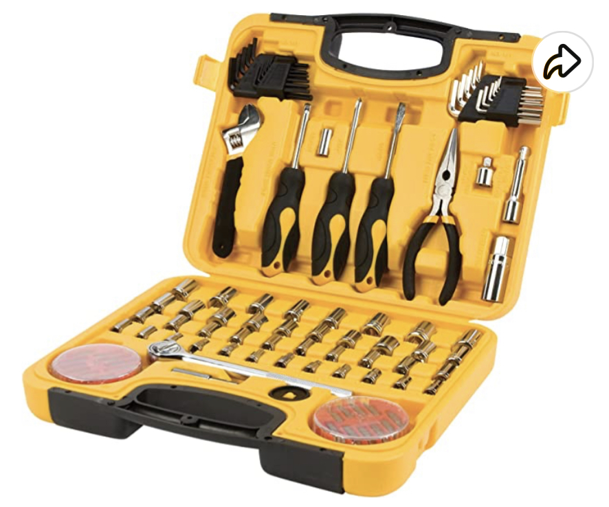 94 Pce. Performance Tool W1538 SAE/Metric Garage Tool Set for House