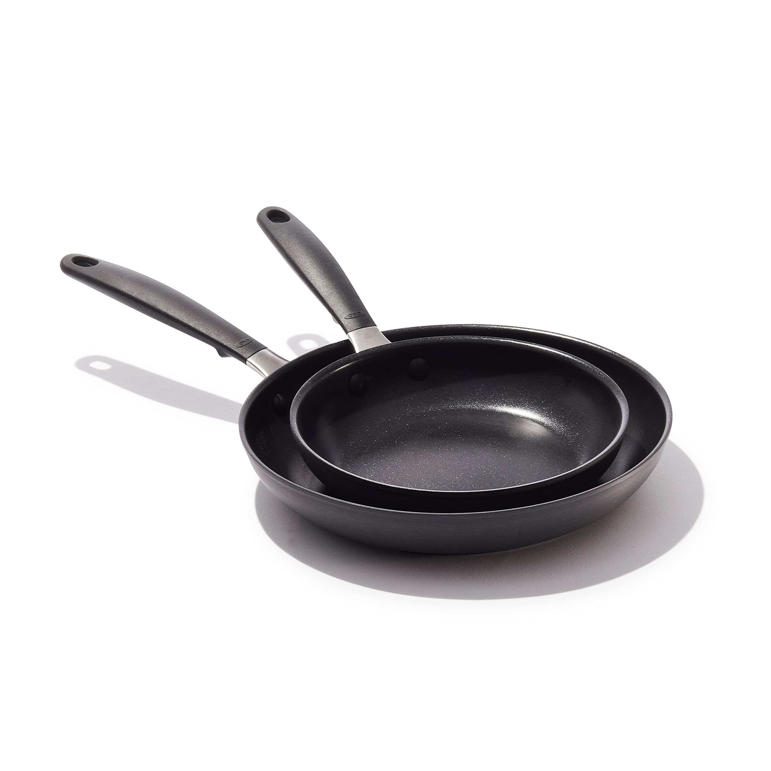 Prime Members: OXO Good Grips 8" and 10" Frying Pan Skillet Set, 3-Layered German Engineered Nonstick $33.82 + Free Ship