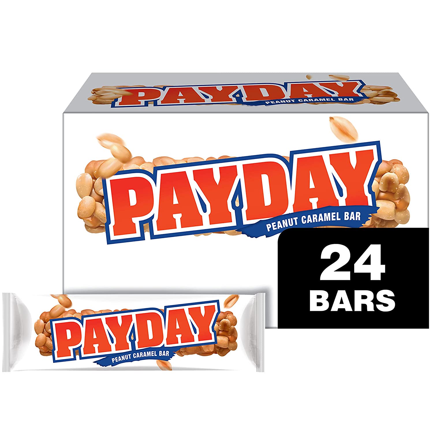 24-Count 1.85-oz Payday Peanut Caramel Candy Bars $12.53 + Free Ship w/Prime or on orders $35+