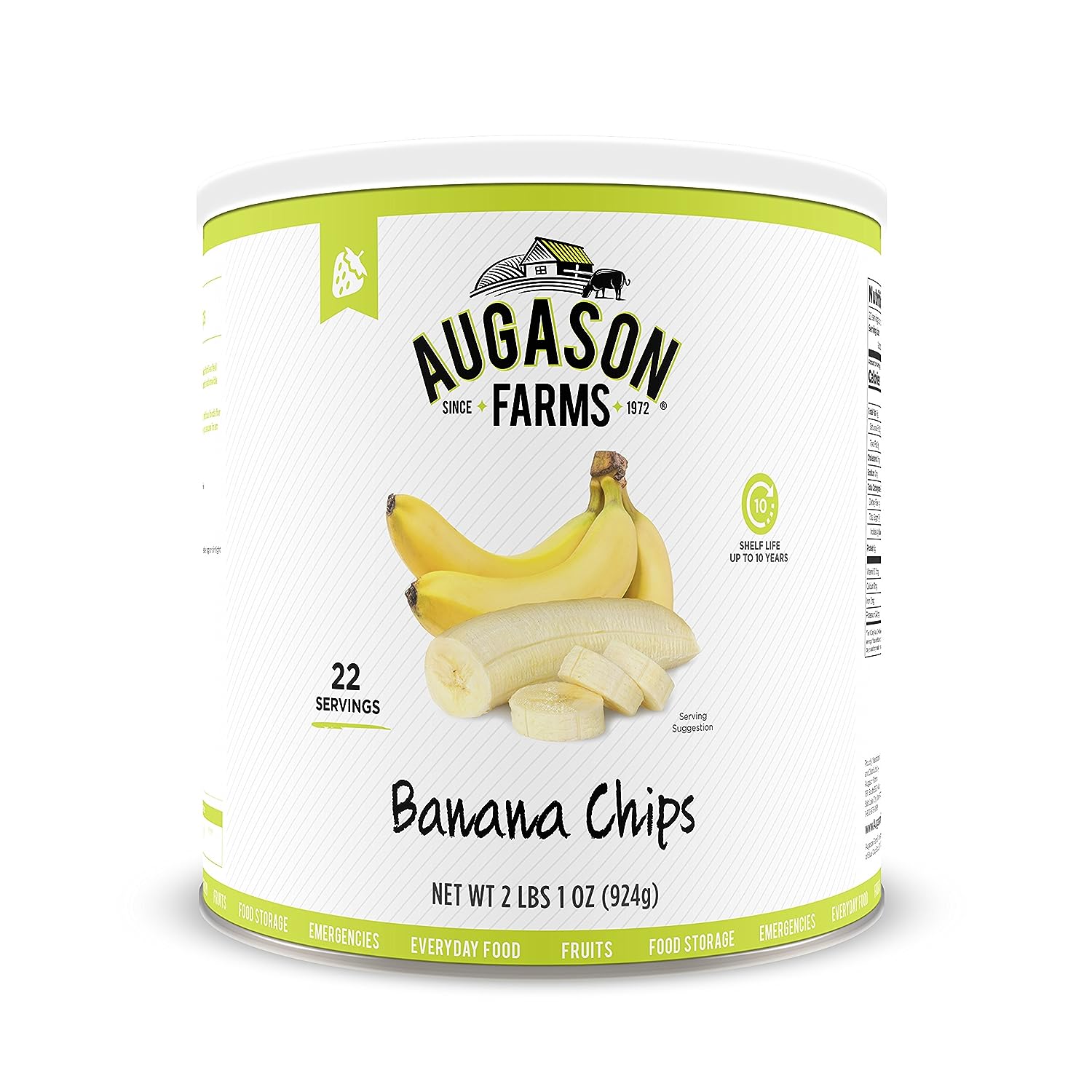 33-Oz Augason Farms Banana Chips $8.98 + Free Shipping w/ Prime or on $35+