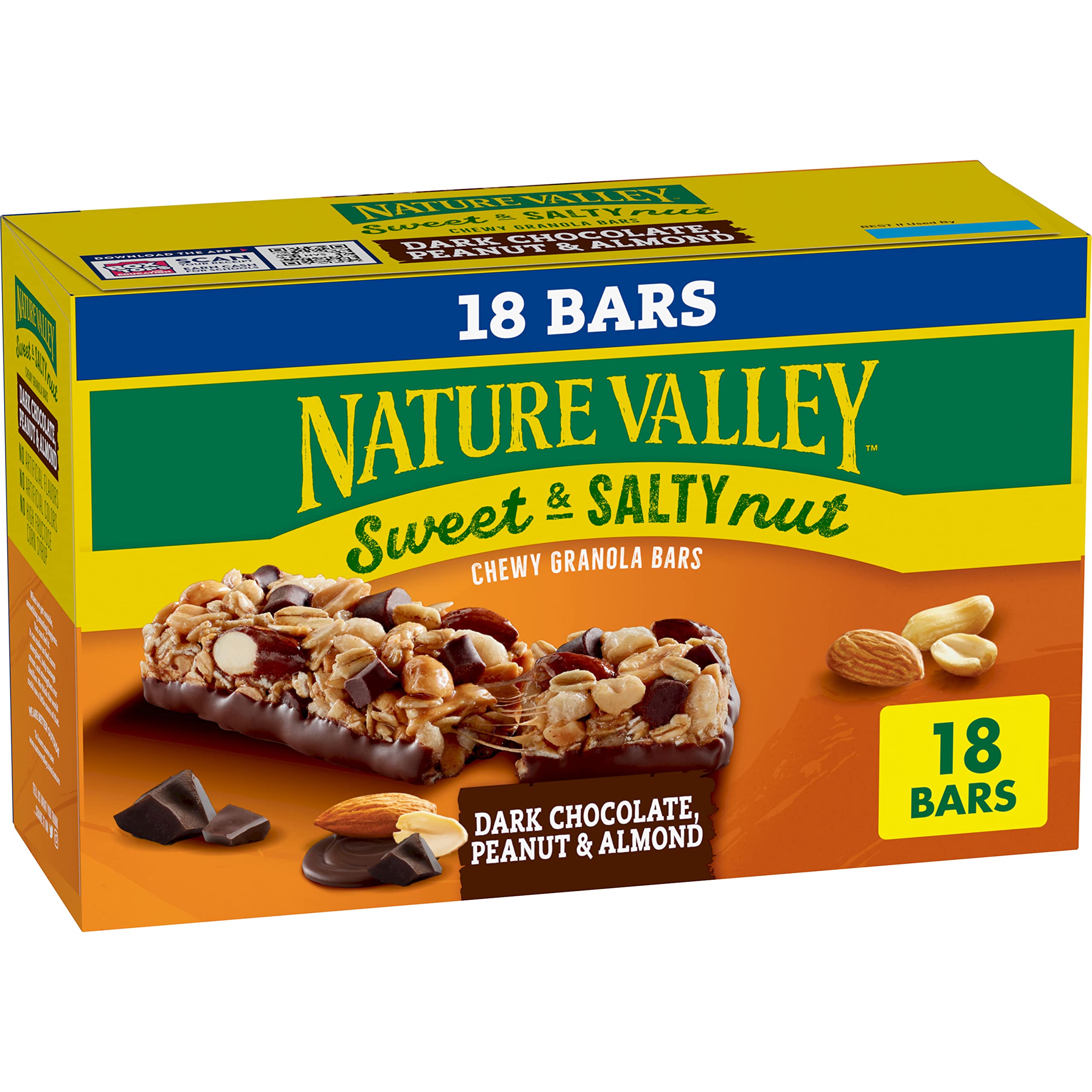 18-Count Nature Valley Granola Bars, Sweet and Salty Nut, Dark Chocolate Peanut and Almond $4.83 + Free Shipping w/ Prime or on $35+