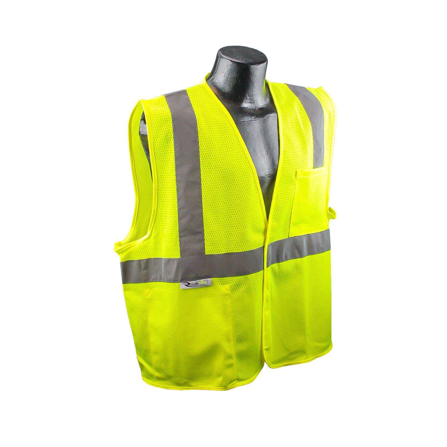 Radians Class 2 Mesh Safety Vest, Safety Green, 3X-Large $0.98 + Free Shipping w/ Prime or on $35+