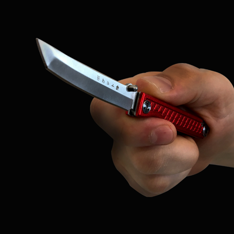 Pocket Samurai Keychain Folding Knife (Aluminum Edition) SS Tanto Blade (Various Colors) $9.99 + Free Shipping