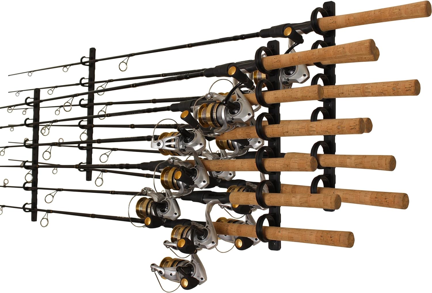 2-Pack Rush Creek Creations All Weather Fishing Rod Storage Wall, Ceiling, Garage Rack $13.61 + Free Ship w/Prime or on orders $35+