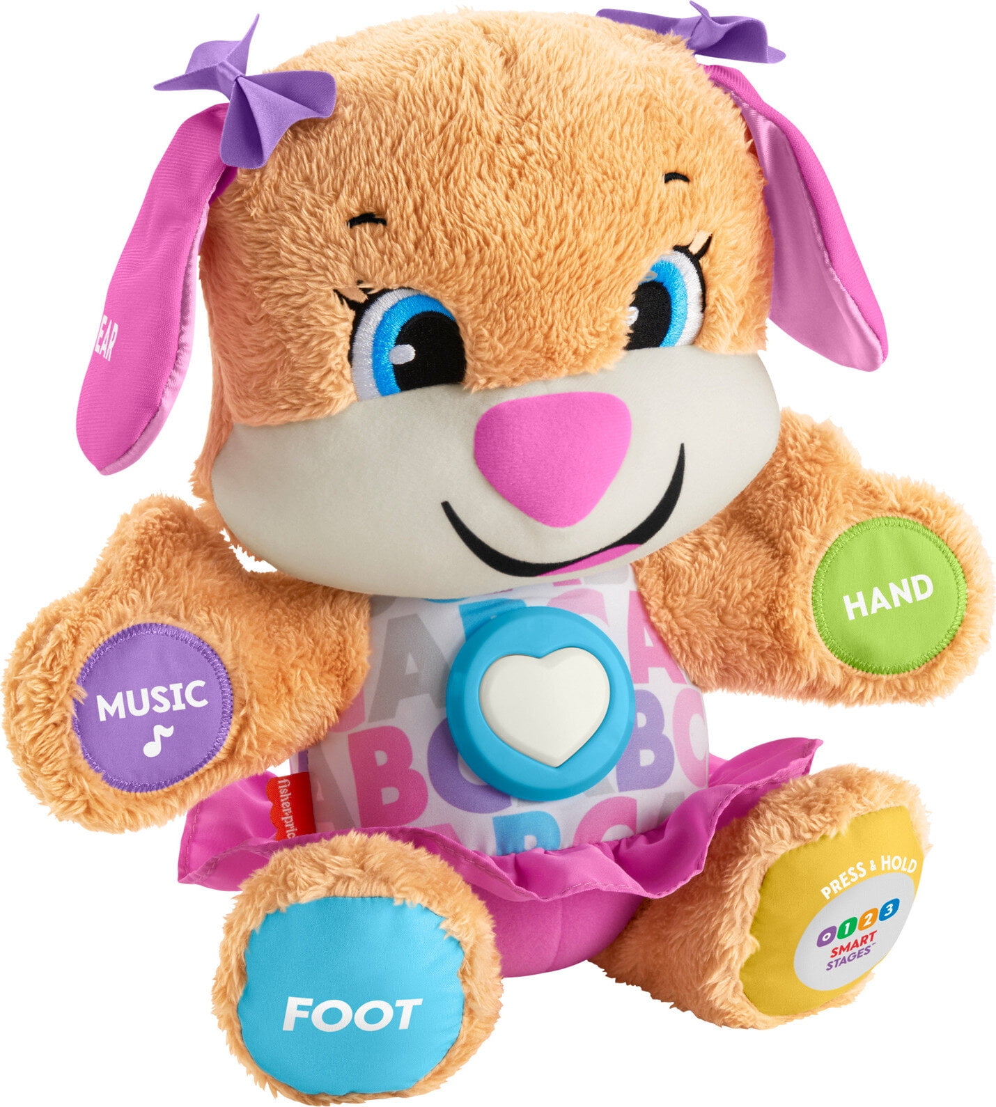 Fisher-Price Plush Sis Baby Toy with Smart Stages Learning Content, Laugh & Learn $12.59 + Free S&H w/ Walmart+ or $35+