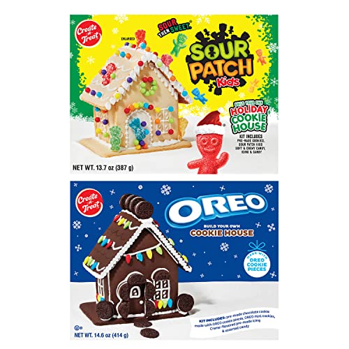 2-Pack Create A Treat Holiday Cookie Houses Decorating Kits (Oreo & Sour Patch Kids) $15 + Free Ship w/Prime or on orders $35+