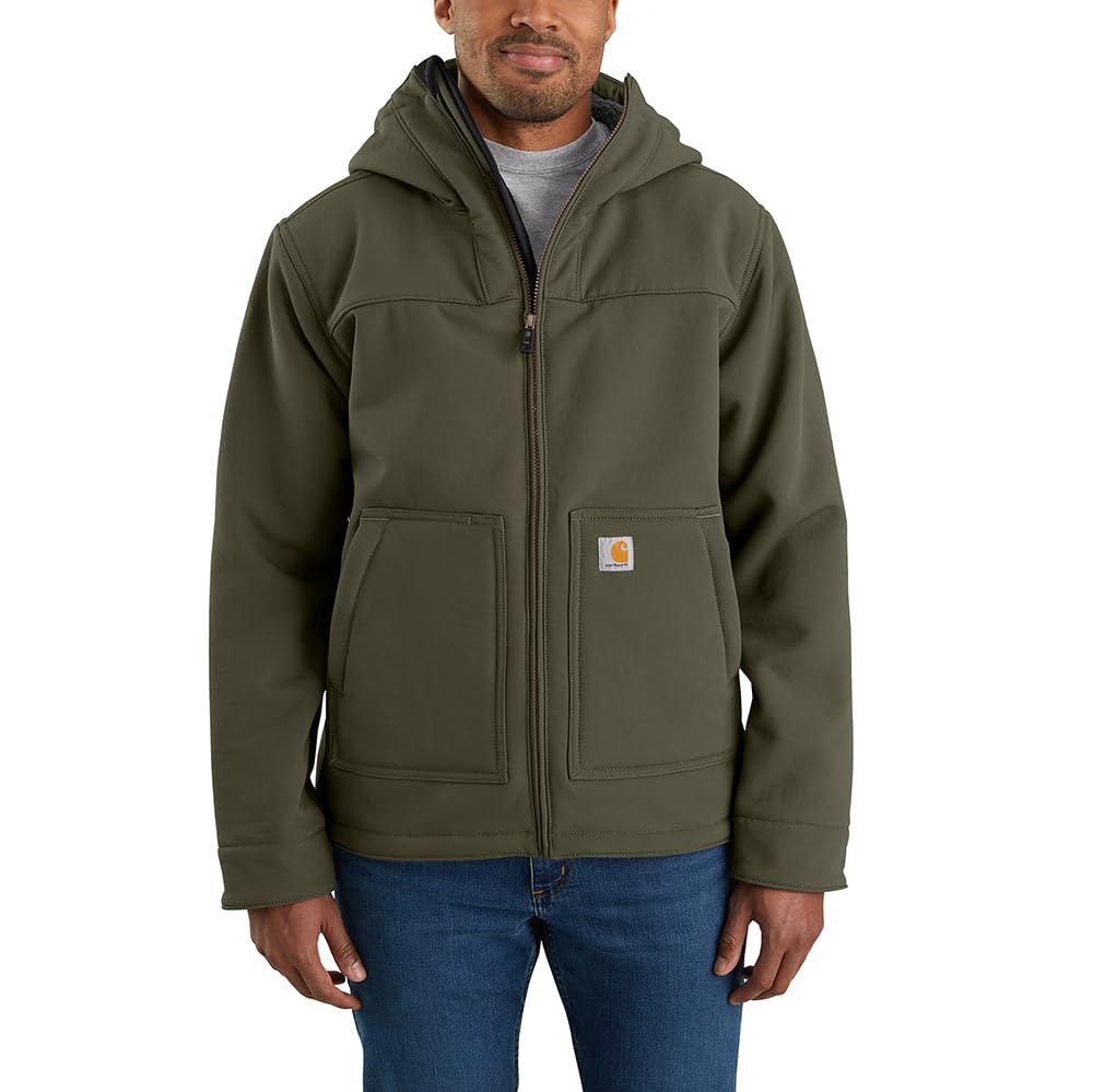 Carhartt Men's Super Dux Relaxed Fit SherpaLined Active Jacket (Moss)