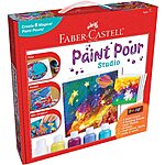Faber-Castell Do Art Paint Pour Studio-Child Beginner Acrylic Art Set $8.47 + Free Shipping w/ Prime or on orders $25+