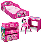 Delta Children 4-Piece Toddler Bedroom Set (Minnie or Mickey Mouse, Baby Shark, Frozen, Batman &amp; More) $99 + Free Shipping