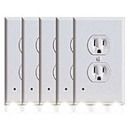 5-Pack BH Outlet Covers with Built-In LED Night Light (Squared or Rounded) $14 + Free Shipping
