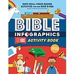 144 Pg. Kids Activity Book Bible Infographics Over 100+ Craze-Mazing Activities $5.59 + Free Ship w/Prime
