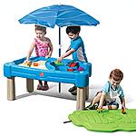Step2 Cascading Cove Sand &amp; Water Table with Umbrella 6-pc Accessory Set Included (Blue) $79.69 + Free Ship