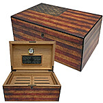 Old Glory Weathered American Flag 100-count Humidor $99 + Free Shipping