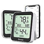 2-Pack Govee Indoor Bluetooth Temperature Humidity Monitor $15.85