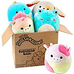 5-Pack Squishmallow 5&quot; Plush Mystery Box - Assorted Set of Various Styles - Cute and Soft Squishy $34.99 + Free Shipping